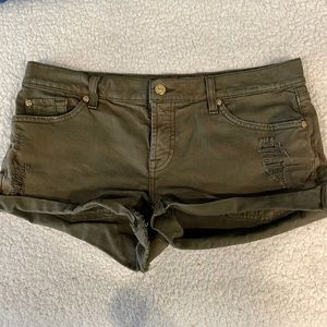 7 for all mankind Shorts Size 30 Army Green